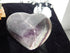 Fluorite Crystal Cluster Heart