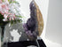 Amethyst Crystal Cluster Display with Stand