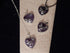 Amethyst Gemstone Heart Pendant w/chain