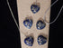 Lapis Lazuli Gemstone Heart Pendant w/chain