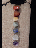 Chakra Tumbled Palm Stone Set