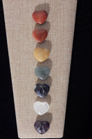 Chakra Heart Palm Stone Set