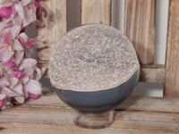Amethyst Cluster Geode Open Mouth Sphere