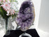 Amethyst Crystal Cluster Display with Stand