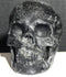 AMAZING**Black Tourmaline 5&quot; Crystal Carved Stone Skull