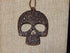 Day of the Dead Skull Bronze 2&quot; Pendants w/chain