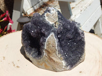 Amethyst Crystal Cluster Geode Cut Base Display, Cut Base Amethyst, Amethyst Cluster