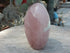 Rose Quartz Free Form Display, Rose Quartz Polished Stone, Polished Rose Quartz Freeform