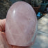 Rose Quartz Free Form Display, Rose Quartz Polished Stone, Polished Rose Quartz Freeform