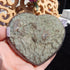 Amethyst Crystal Druzy Cluster Heart Geode