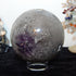 Amethyst Crystal Geode Open Mouth Sphere, Crystal Amethyst Sphere, Open Mouth Amethyst Sphere