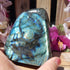 Labradorite Free Form Display, Polished Labradorite Crystal Free Form, Labradorite Protection Free Form Crystal