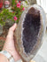 Amethyst Crystal Druzy Geode Display