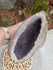 Amethyst Crystal Druzy Geode Display