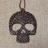 Day of the Dead Skull Bronze 2&quot; Pendants w/chain