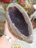 Amethyst Crystal Druzy Geode Display