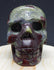 Dragon Blood Jasper Crystal Carved Stone Skull 3.25&quot;, Crystal Dragon Blood Stone Skull