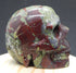 Dragon Blood Jasper Crystal Carved Stone Skull 3.25&quot;, Crystal Dragon Blood Stone Skull