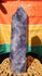 Fluorite Polished Tower Obelisk Free Form  Display, Polished Fluorite Crystal Free Form Tower, Fluorite Protection Free Form Crystal