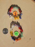 Stone Chip Bracelet~ Chakra 7 Stone