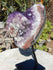 Amethyst Crystal Cluster Display with Stand, Crystal Amethyst Display Cluster, Cluster Amethyst Crystal Display, Amethyst Crystal