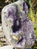 Amethyst Crystal Cluster Display with Stand, Crystal Amethyst Display Cluster, Cluster Amethyst Crystal Display, Amethyst Crystal