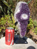Amethyst Crystal Cluster Display with Stand, Crystal Amethyst Display Cluster, Cluster Amethyst Crystal Display, Amethyst Crystal