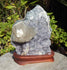 Amethyst Crystal Cluster Display with Stand