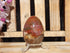 Petrified Wood Polished  Free Form Egg Display, Petrified Wood Egg