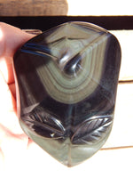 Rainbow Obsidian Flower Stone