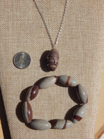 Shiva Lingam Necklace /Bracelet Set