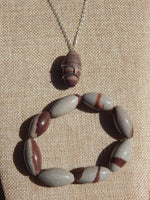 Shiva Lingam Necklace /Bracelet Set