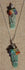 Chakra Tree of Life Flat Point Green Aventurine Pendant w/chain