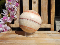 Rainbow Calcite Crystal Stone Sphere 3.5&quot;