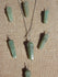 Aventurine Wire Wrapped Point Necklace