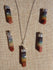 Chakra Layered Hexagon Point Necklace