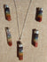 Chakra Layered Hexagon Point Necklace