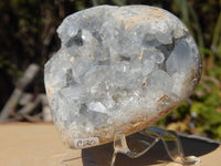 Celestite Crystal Heart, Celestite Heart Cluster Crystal, Crystal Celestite Heart, Celestite Heart Crystal, Heart Celstite