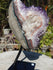 Amethyst Crystal Cluster Display with Stand, Crystal Amethyst Display Cluster, Cluster Amethyst Crystal Display, Amethyst Crystal