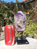Amethyst Crystal Cluster Display with Stand, Crystal Amethyst Display Cluster, Cluster Amethyst Crystal Display, Amethyst Crystal