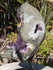 Amethyst Crystal Cluster Display with Stand, Crystal Amethyst Display Cluster, Cluster Amethyst Crystal Display, Amethyst Crystal