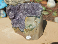 Amethyst Crystal Cluster Display Cut Base, Crystal Amethyst Cluster, Cluster Amethyst Crystal Display