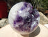 Amethyst Cluster Geode Open Mouth Sphere, Amethyst Geode Sphere, Amethyst sphere