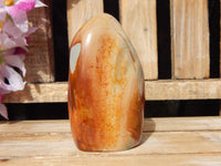 Polychrome Jasper Crystal Polished Free Form Display, Polychrome Free Form Crystal, Polychrome Jasper Display