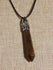 Tiger Eye Hexagon Point Necklace