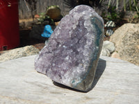 Amethyst Crystal Cluster Display Cut Base, Crystal Amethyst Cluster, Cluster Amethyst Crystal Display
