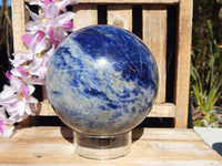 Sodalite Crystal Polished Sphere, Crystal Sodalite Sphere, Sphere Sodalite Crystal, Sodalite Sphere Stone