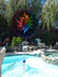 Mandala Sun Burst Kinetic 3D 12&quot; Metal Outdoor Garden Decor Wind Spinner Set, Mandala Sun Burst Wind Spinner w/battery motor & tail