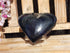 Silver Sheen Obsidian Heart Stone, Obsidian Silver Sheen Heart, Silver Sheen Heart Stone