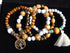 Wooden Bead Bracelet Sets~ White, Black, Red, Blue, Brown